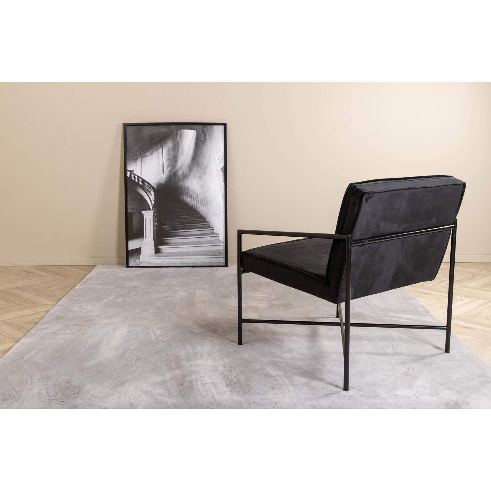 Hioshop Nina vloerkleed 230x160 cm polyester grijs.