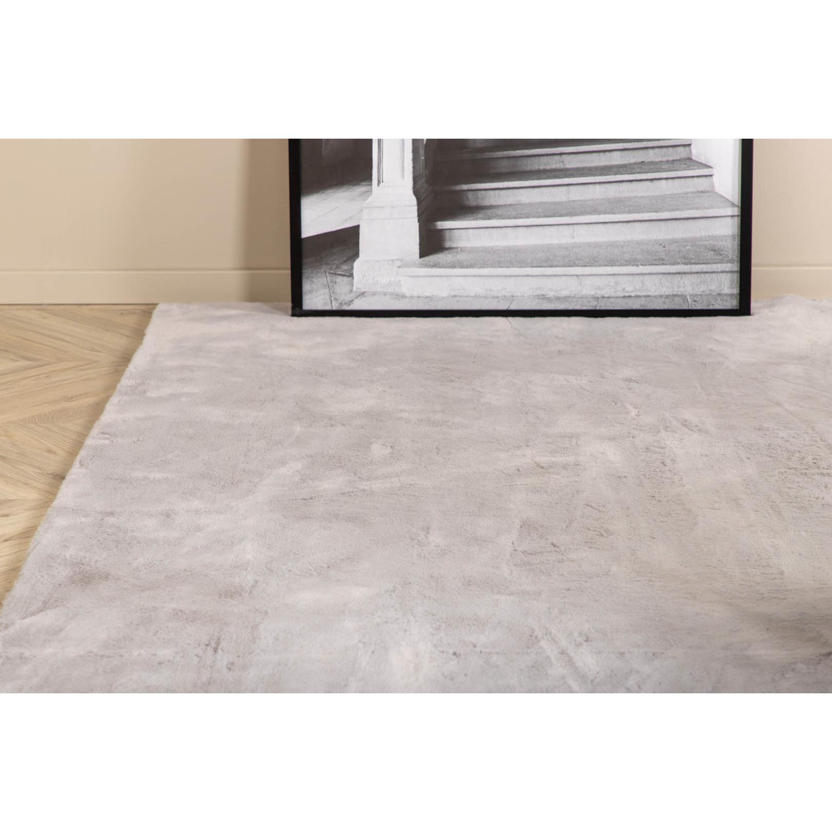 Hioshop Nina vloerkleed 230x160 cm polyester grijs.