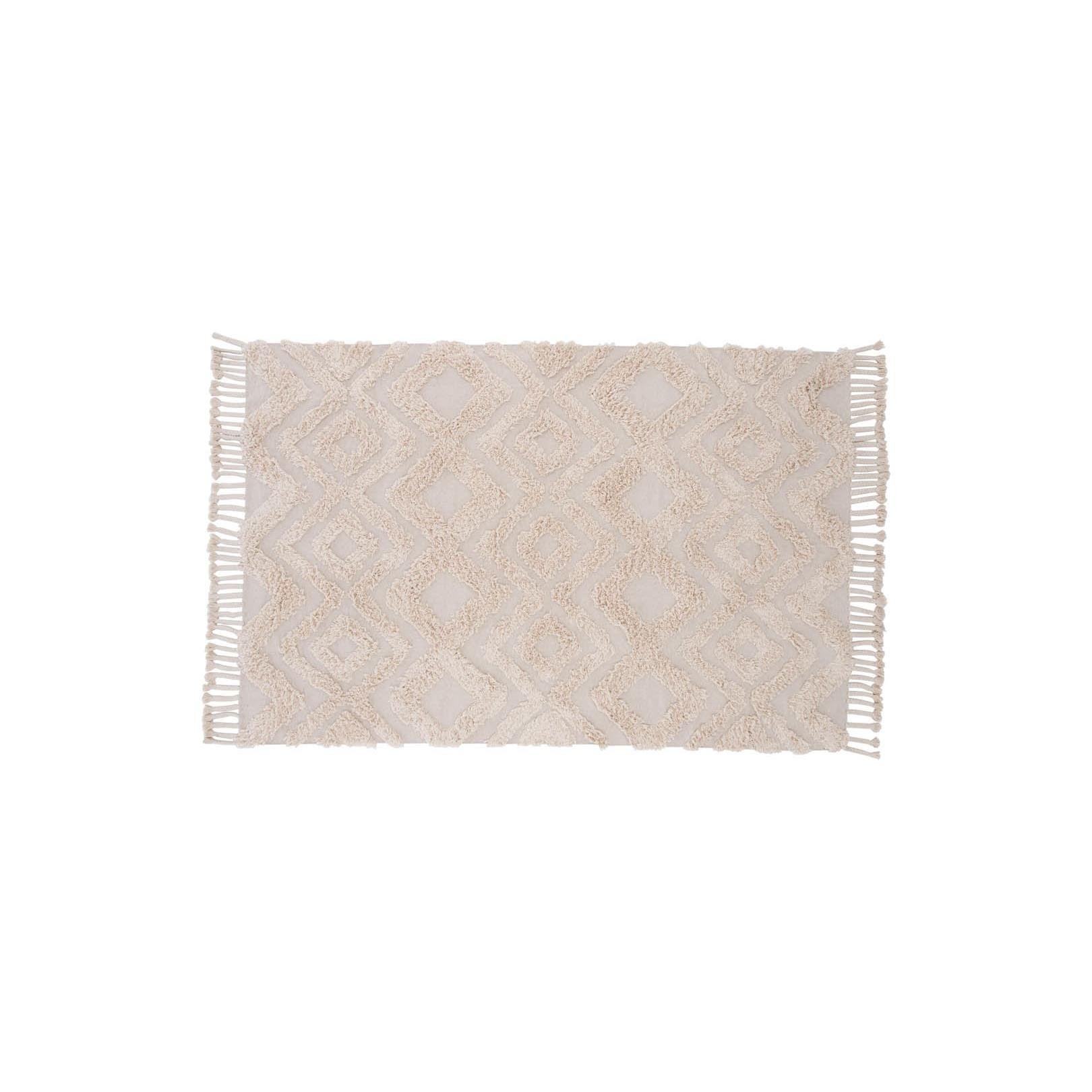 Hioshop Hilma vloerkleed 230x160 cm katoen naturel.