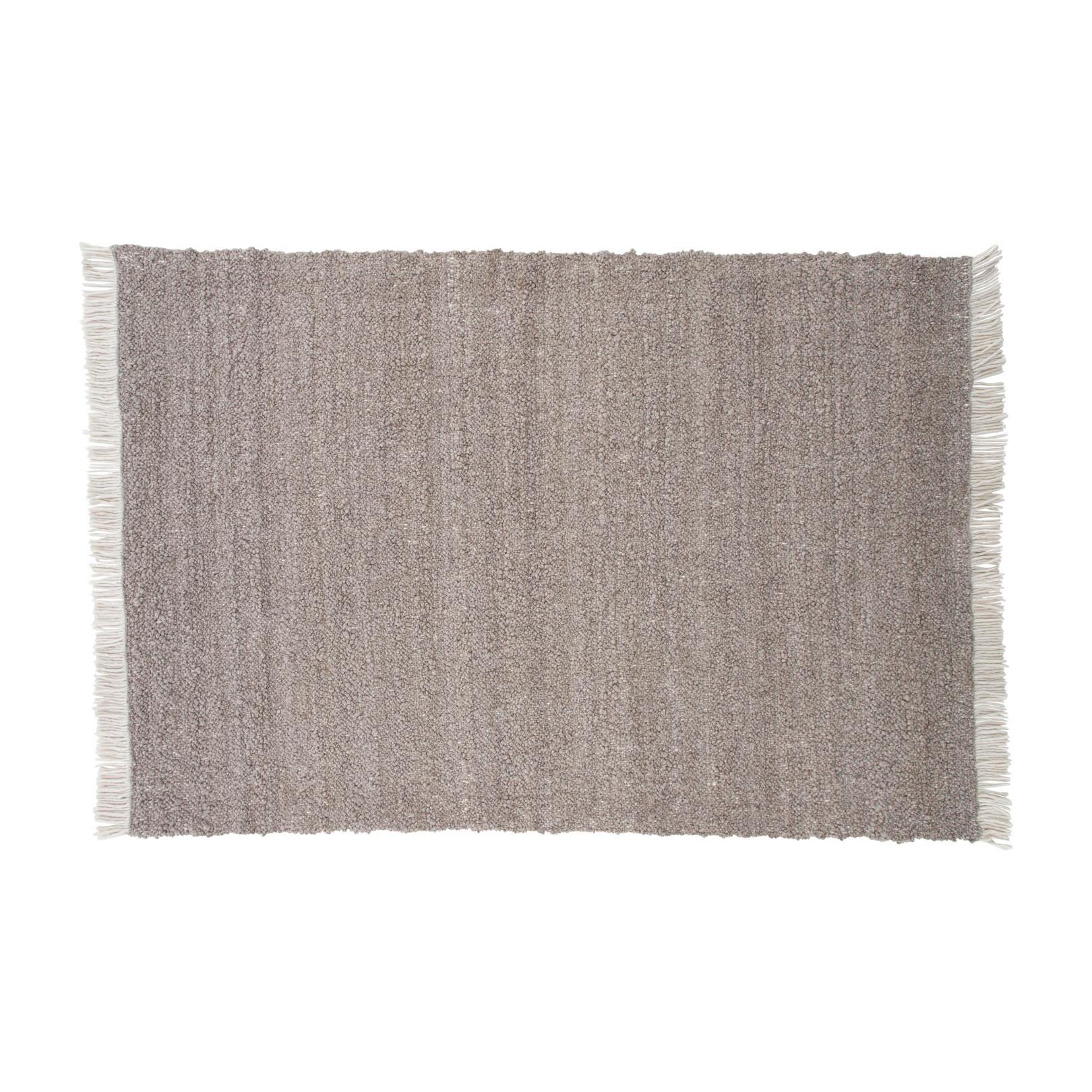 Hioshop Betina vloerkleed 400x300 cm wol bruin.
