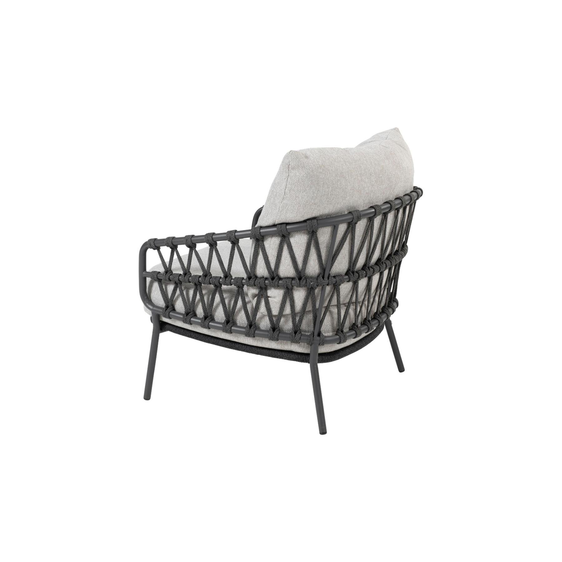 4SO Calpi stoel-bank loungeset met Yoga koffietafel - 4-delig