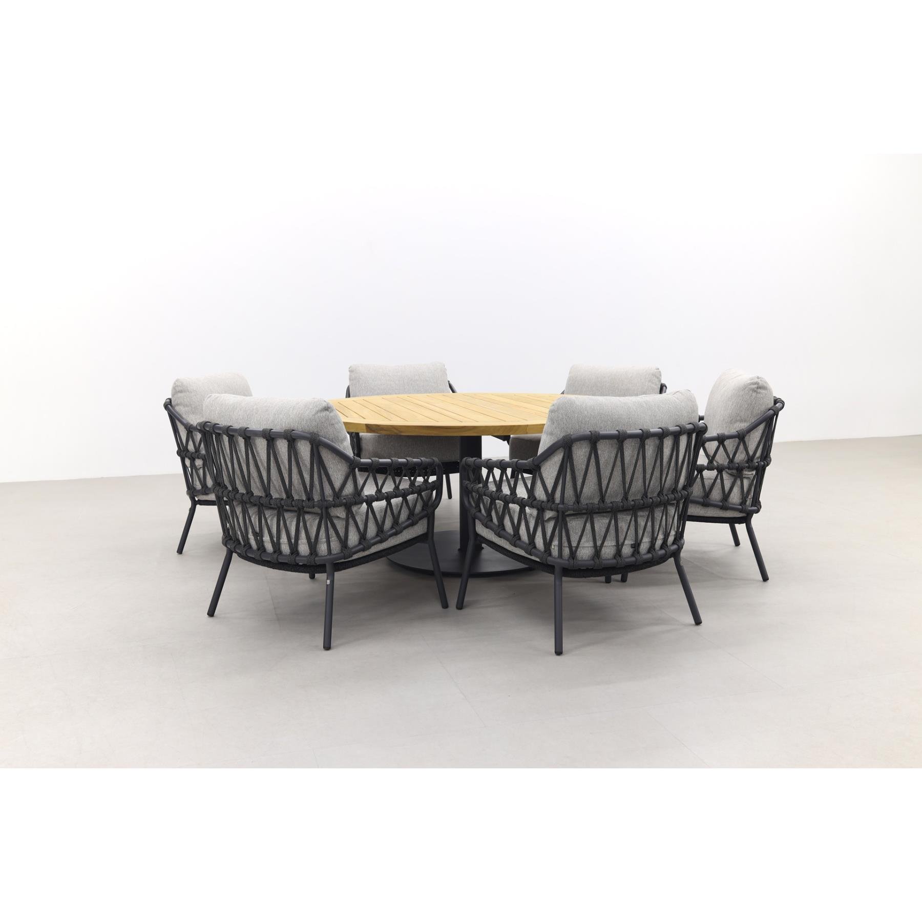 4 Seasons Calpi|Saba Ø160 cm. - Low dining - ronde tuinset