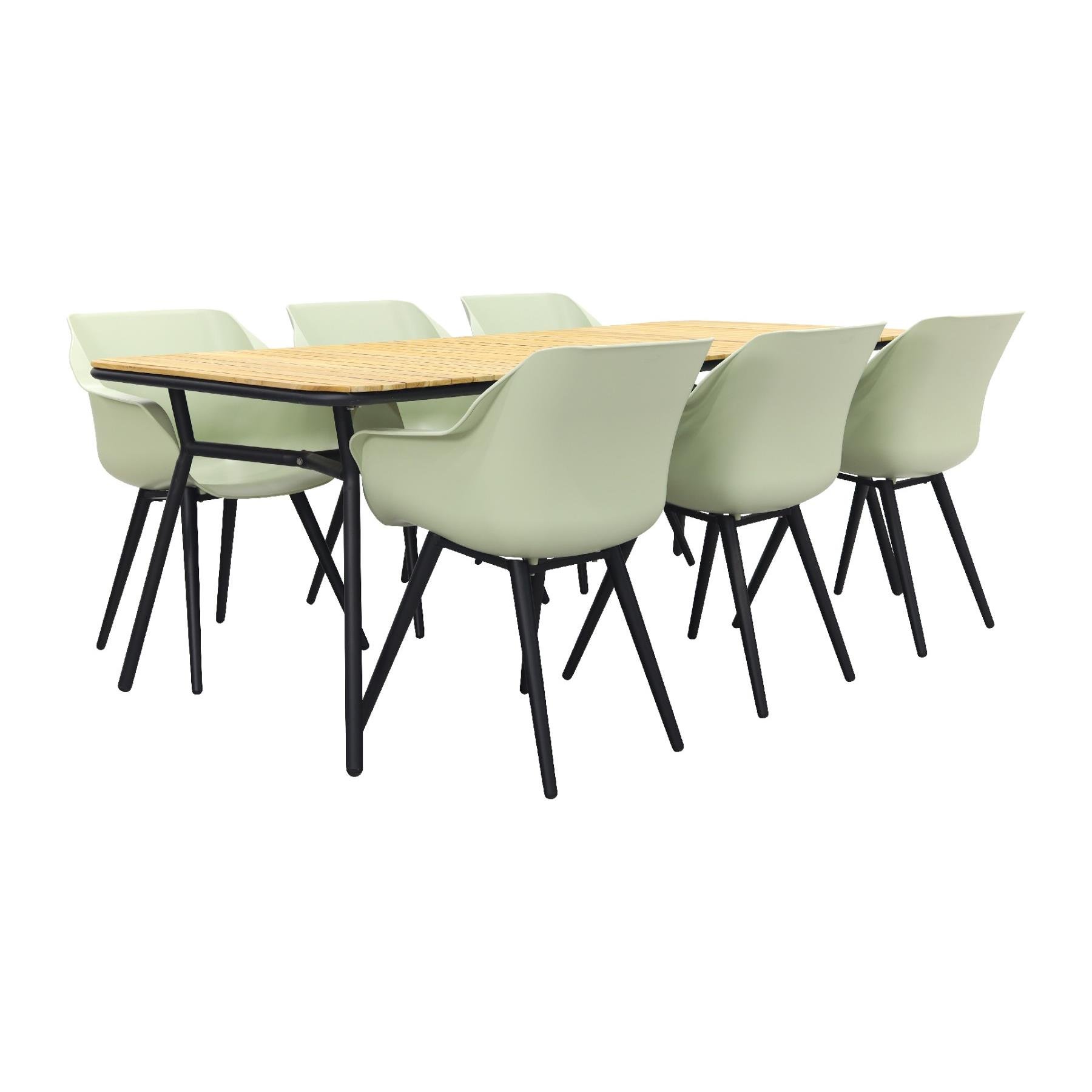 Hartman Sophie Studio French Green|Bella 220x95 cm. - 7-delige tuinset