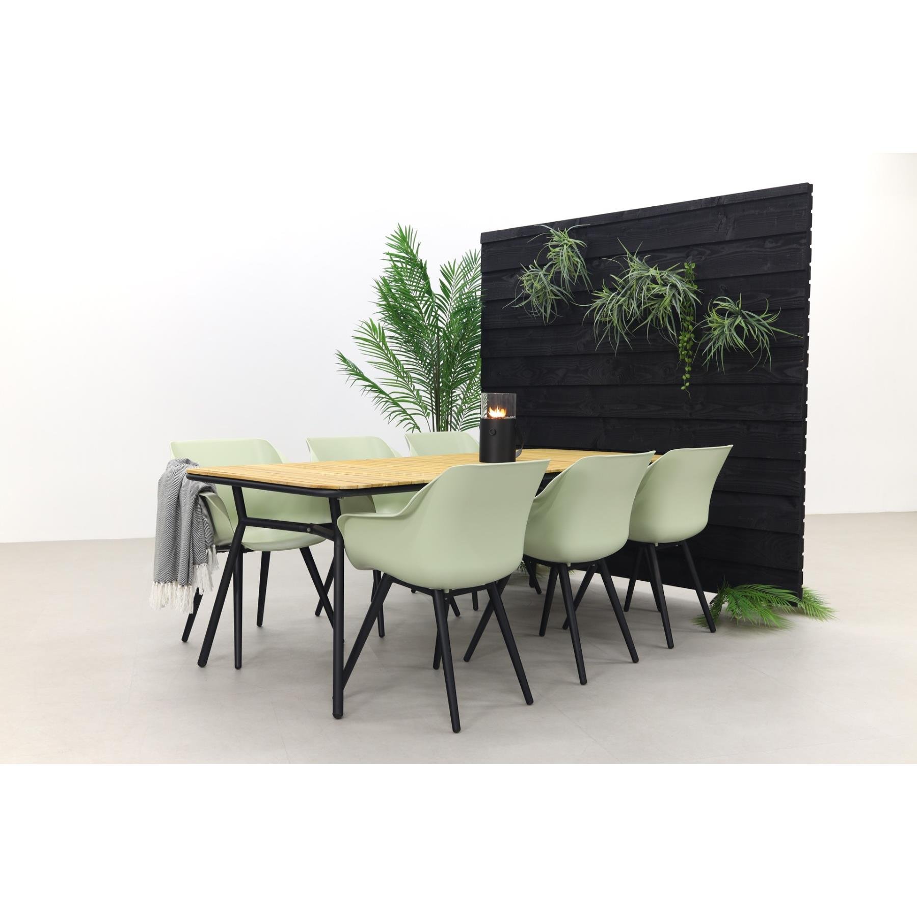 Hartman Sophie Studio French Green|Bella 220x95 cm. - 7-delige tuinset