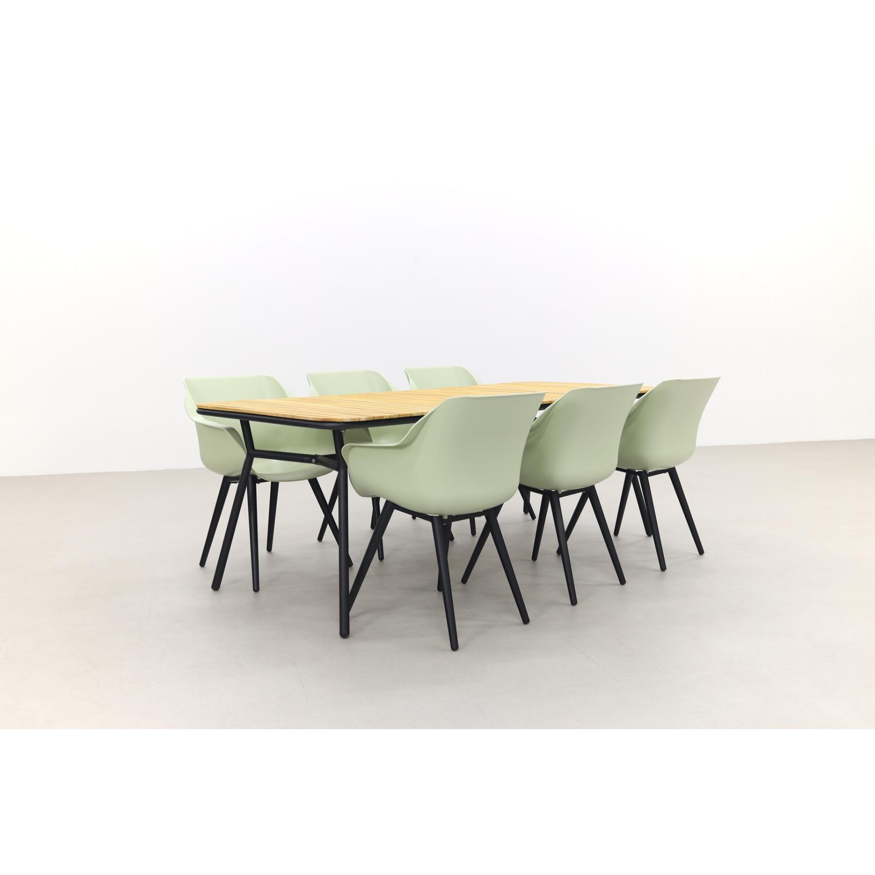 Hartman Sophie Studio French Green|Bella 220x95 cm. - 7-delige tuinset