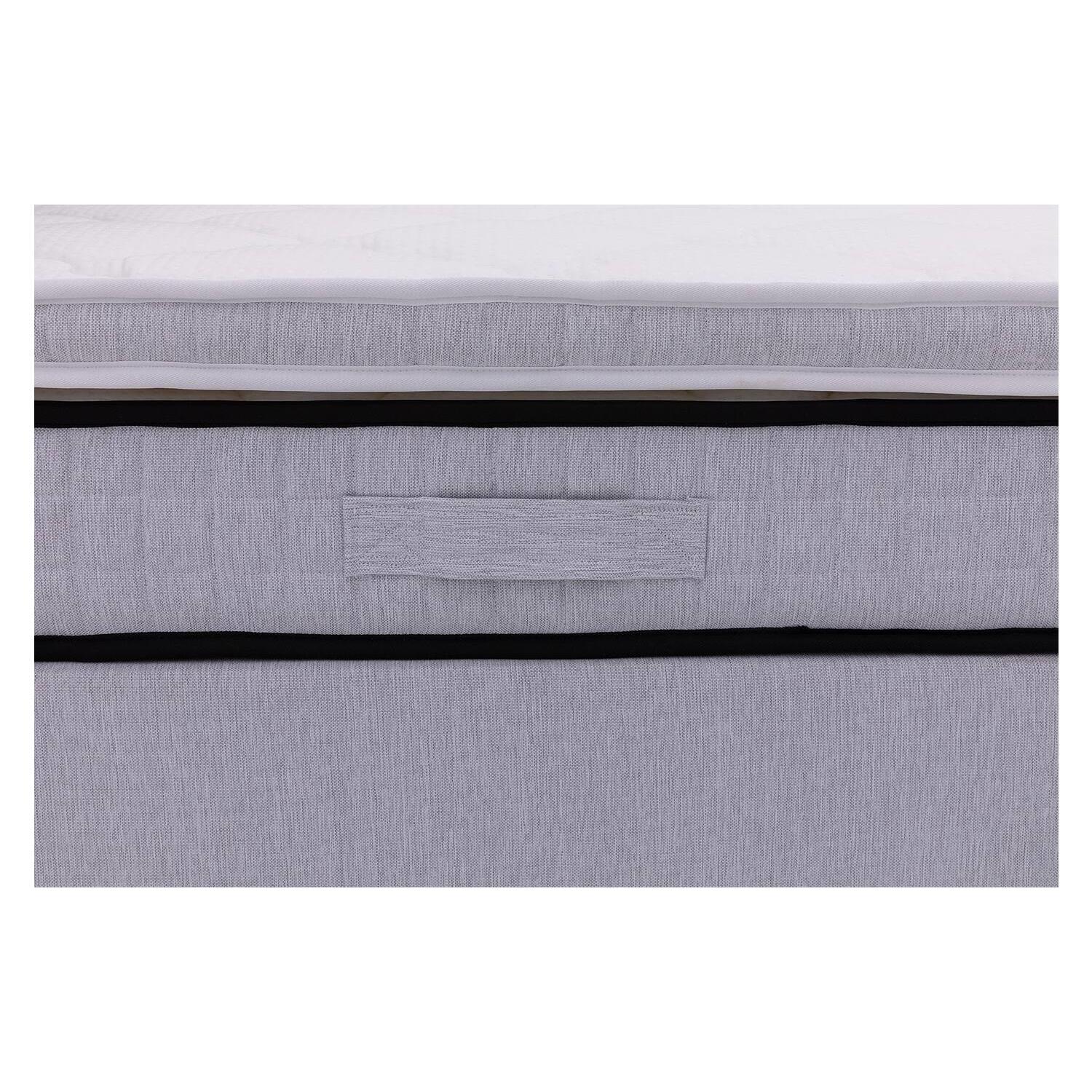 Goossens Boxspring Bjorn - grijs - 180 x 212 cm cm
