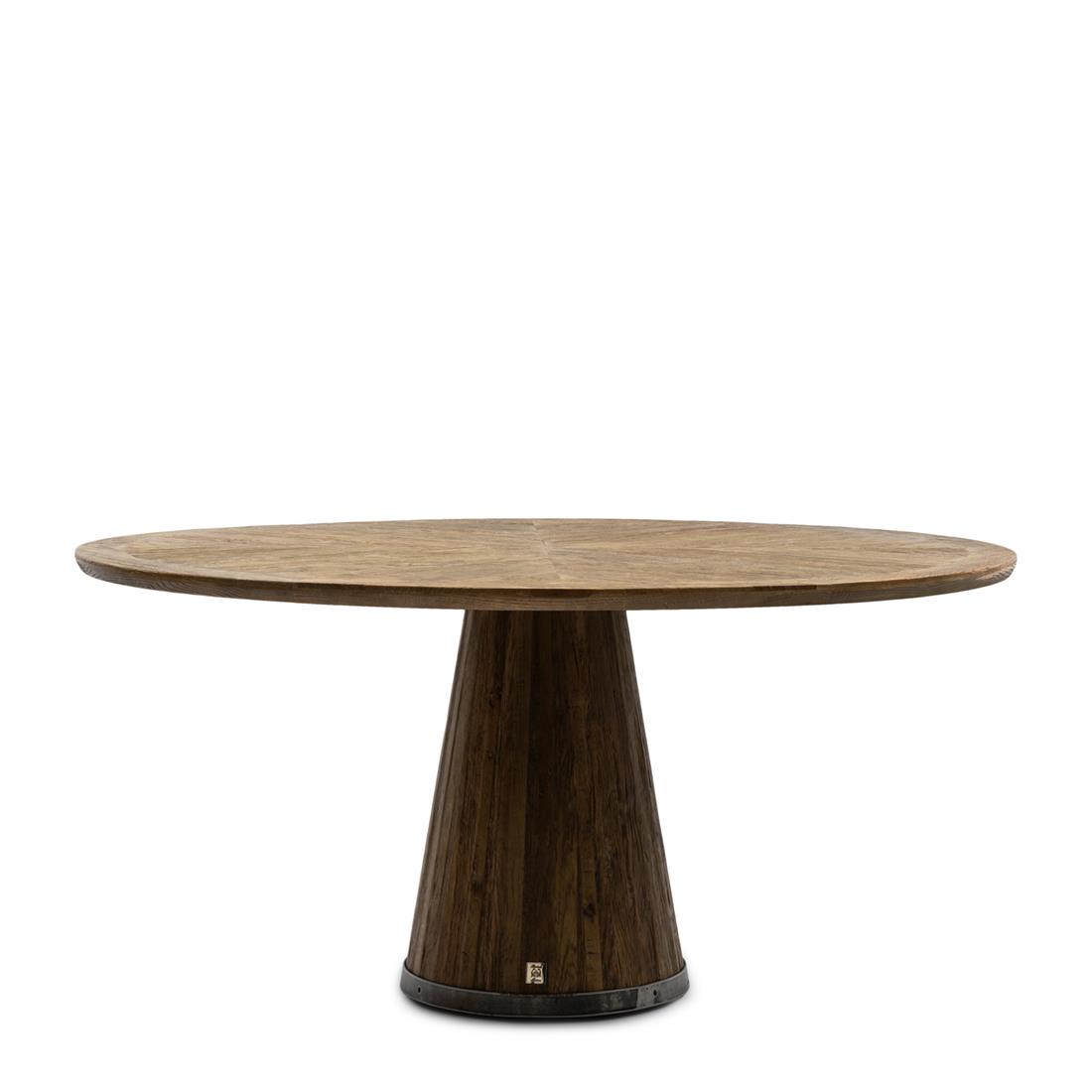 Riviera Maison Eettafel rond - Siroko Beach Dining Table ⌀160 - Bruin