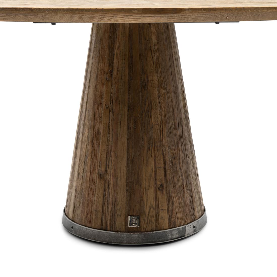 Riviera Maison Eettafel rond - Siroko Beach Dining Table ⌀160 - Bruin