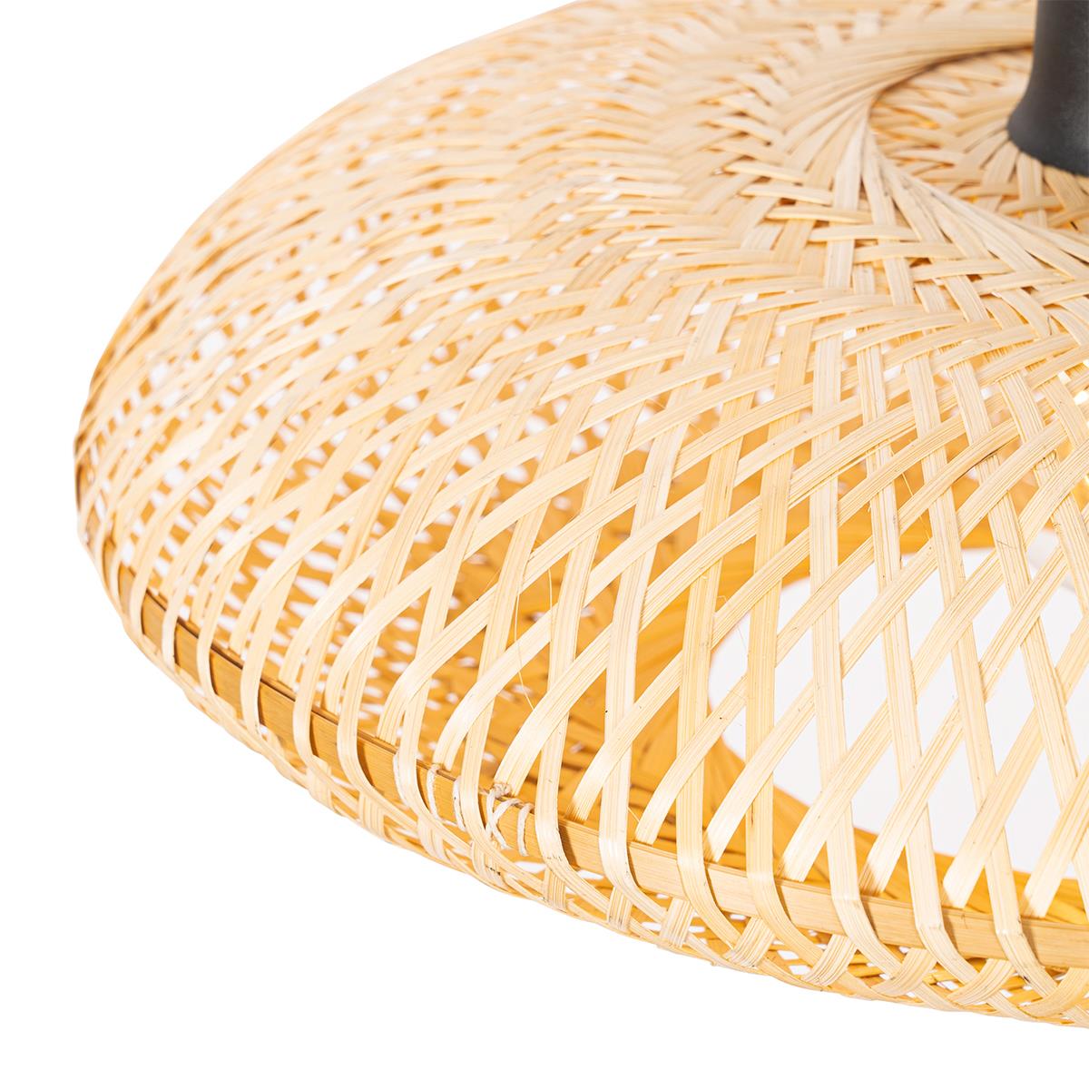 QAZQA Oosterse hanglamp bamboe 40 cm - Ostrava