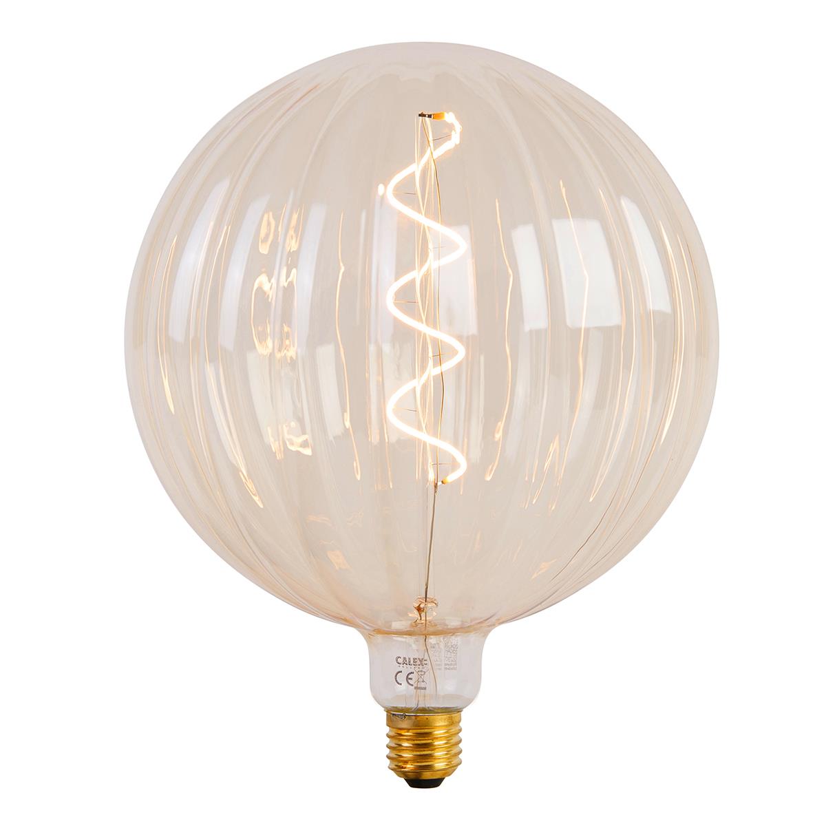 QAZQA Hanglamp goud 3-lichts incl. LED amber dimbaar - Cava Luxe