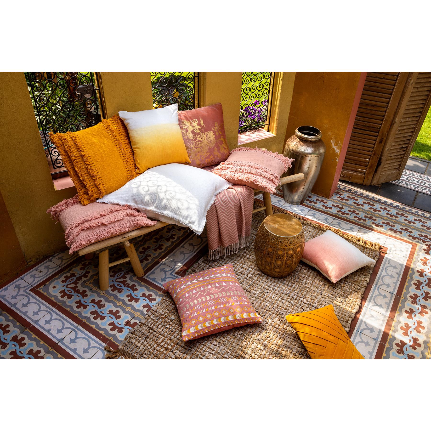 Dutch Decor sierkussen FARA - 45x45 cm Golden Glow