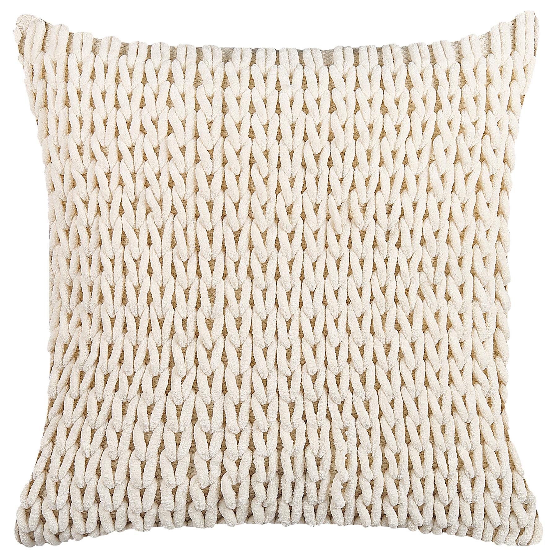 Beliani - OXALIS - Sierkussen set van 2 - Beige - 45 x 45 cm - Katoen