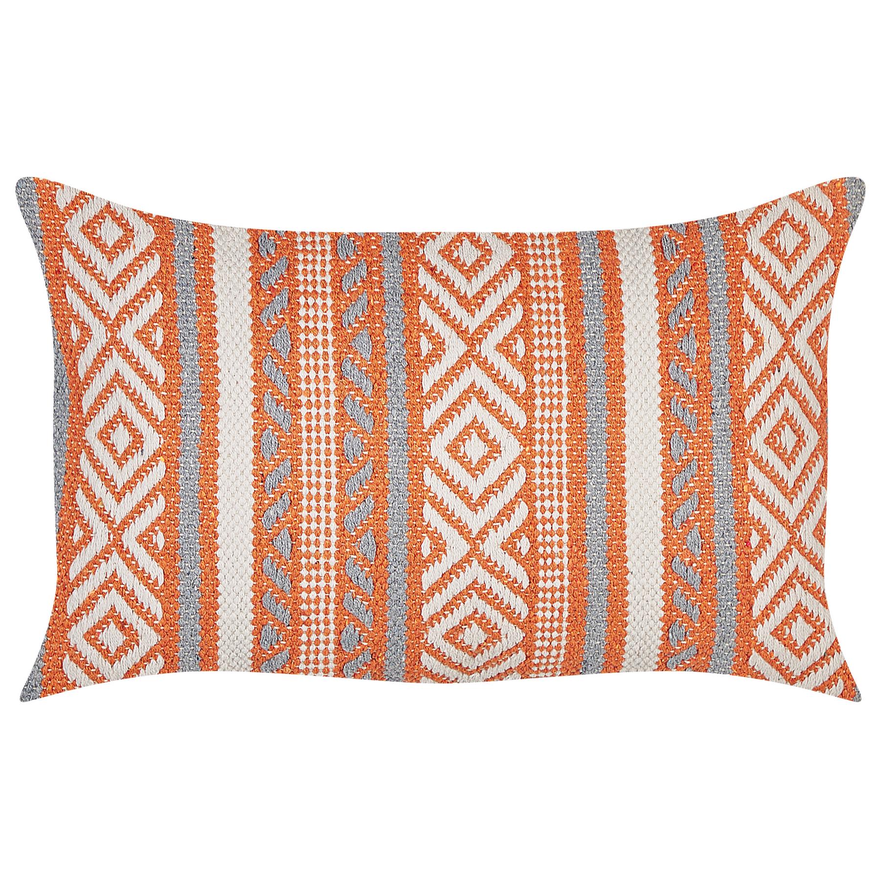 Beliani - INULA - Sierkussen set van 2 - Oranje - 30 x 50 cm - Katoen