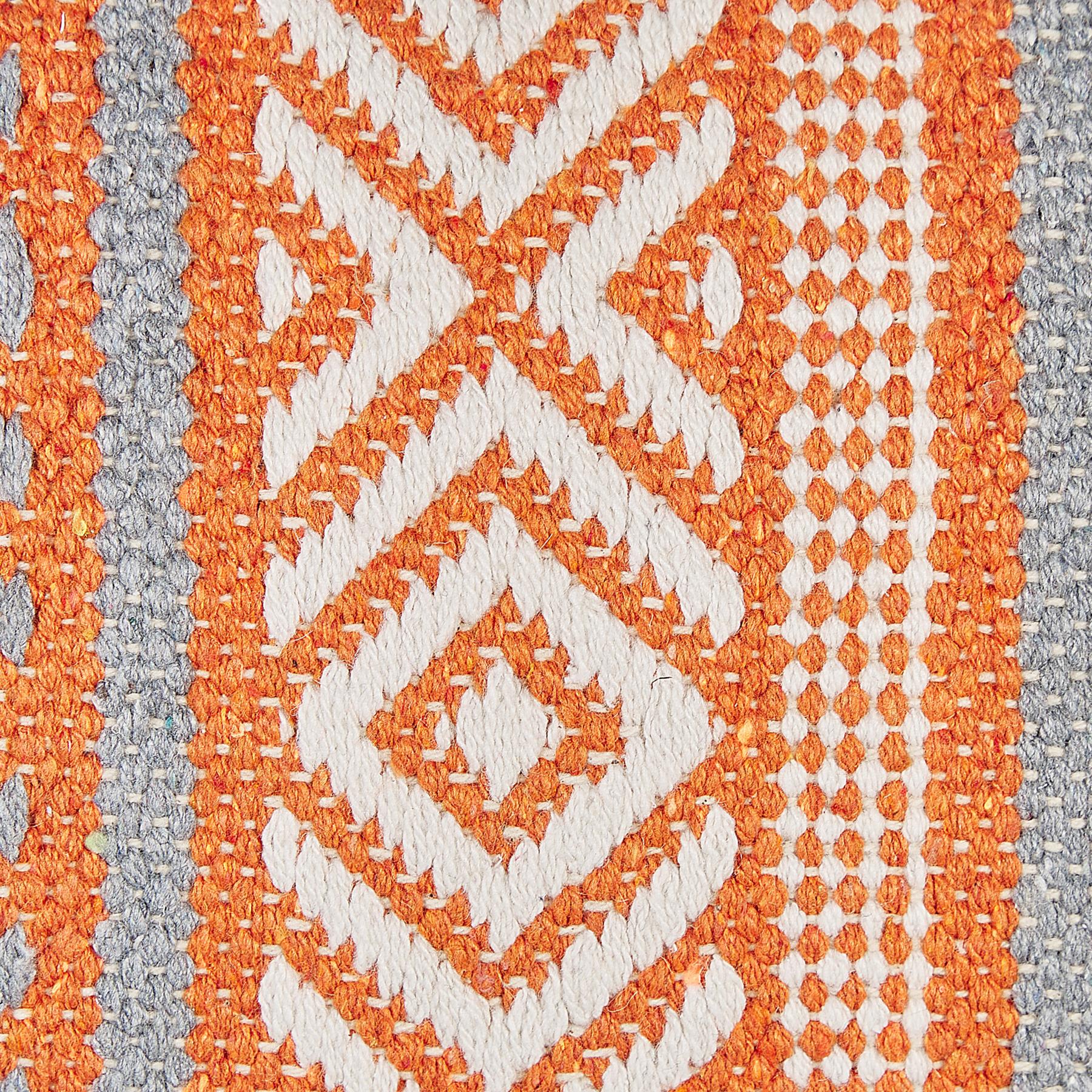 Beliani - INULA - Sierkussen set van 2 - Oranje - 30 x 50 cm - Katoen