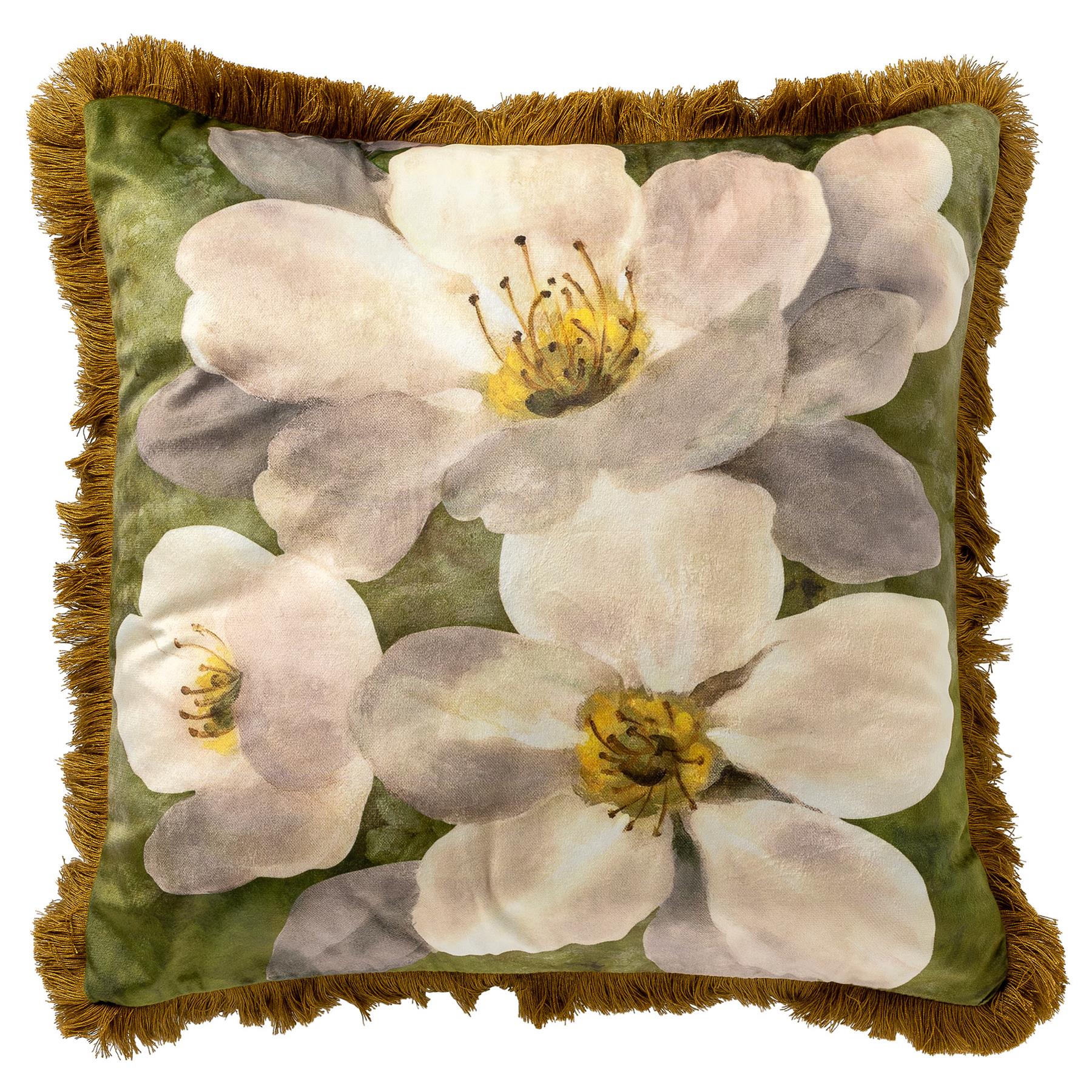 Dutch Decor sierkussen NENA - 45x45 cm Olive Branch