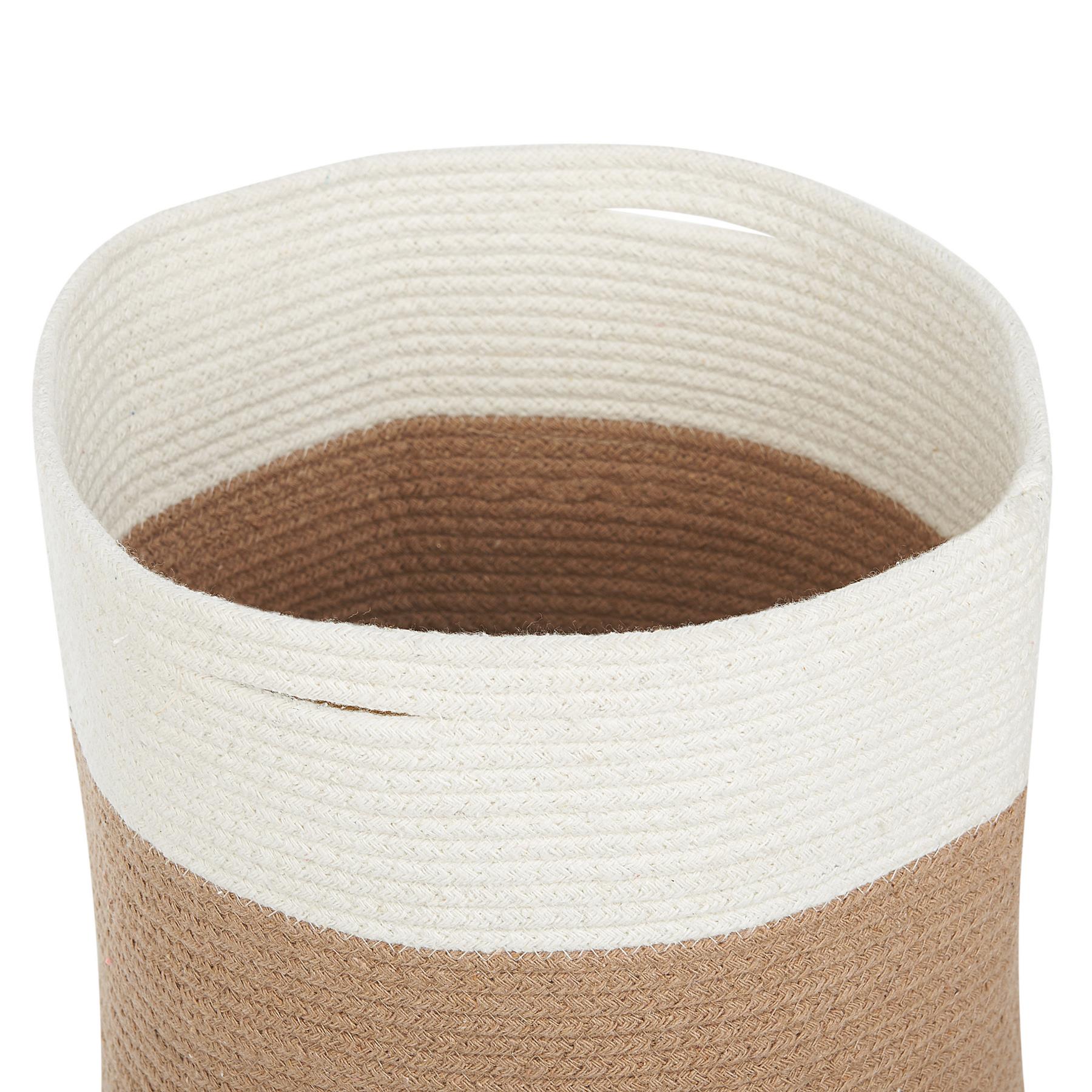Beliani - ARDESEN - Mand set van 2 - Beige - Katoen