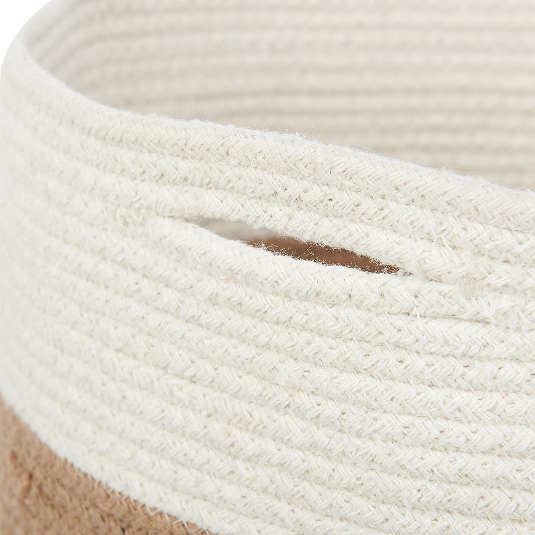 Beliani - ARDESEN - Mand set van 2 - Beige - Katoen