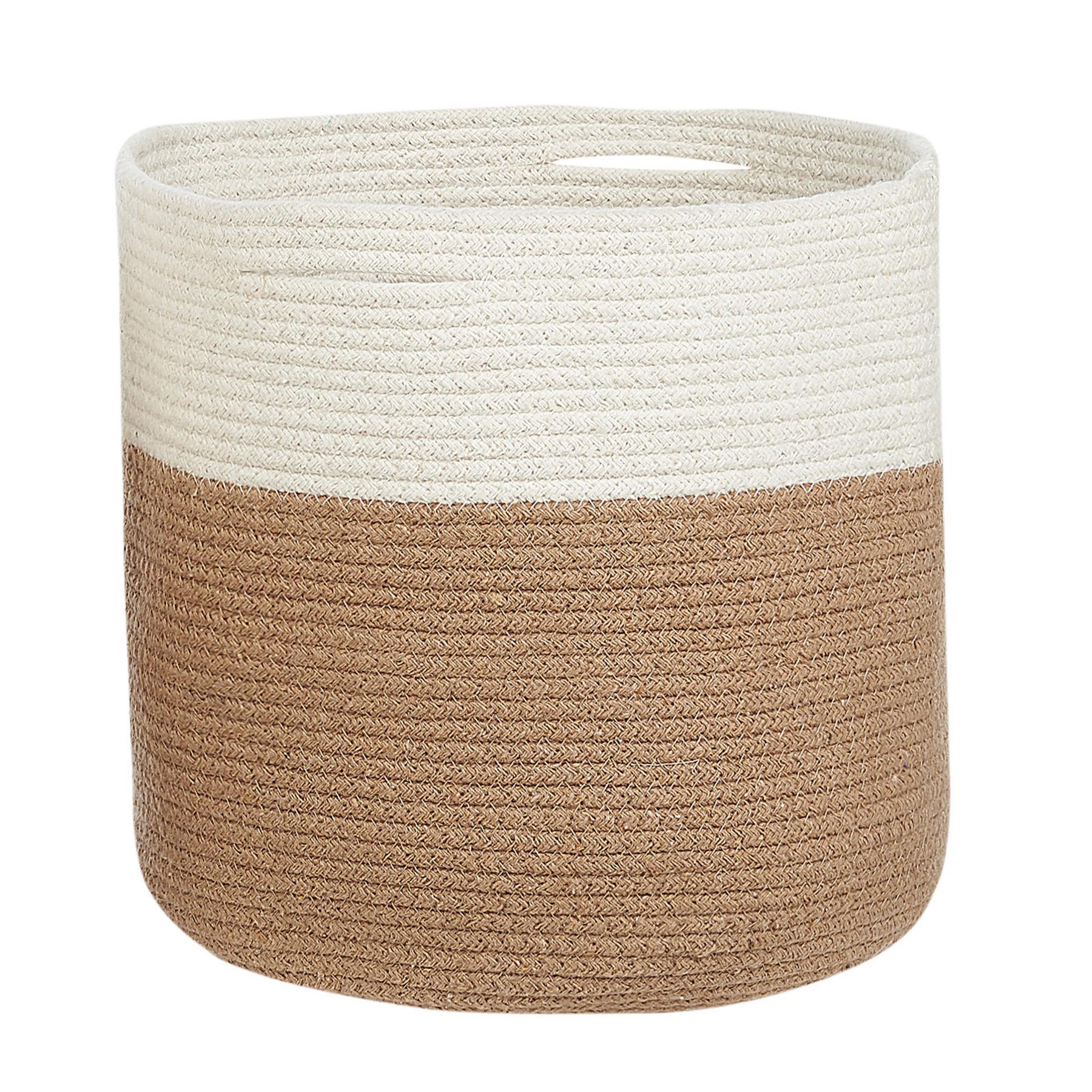 Beliani - ARDESEN - Mand set van 2 - Beige - Katoen