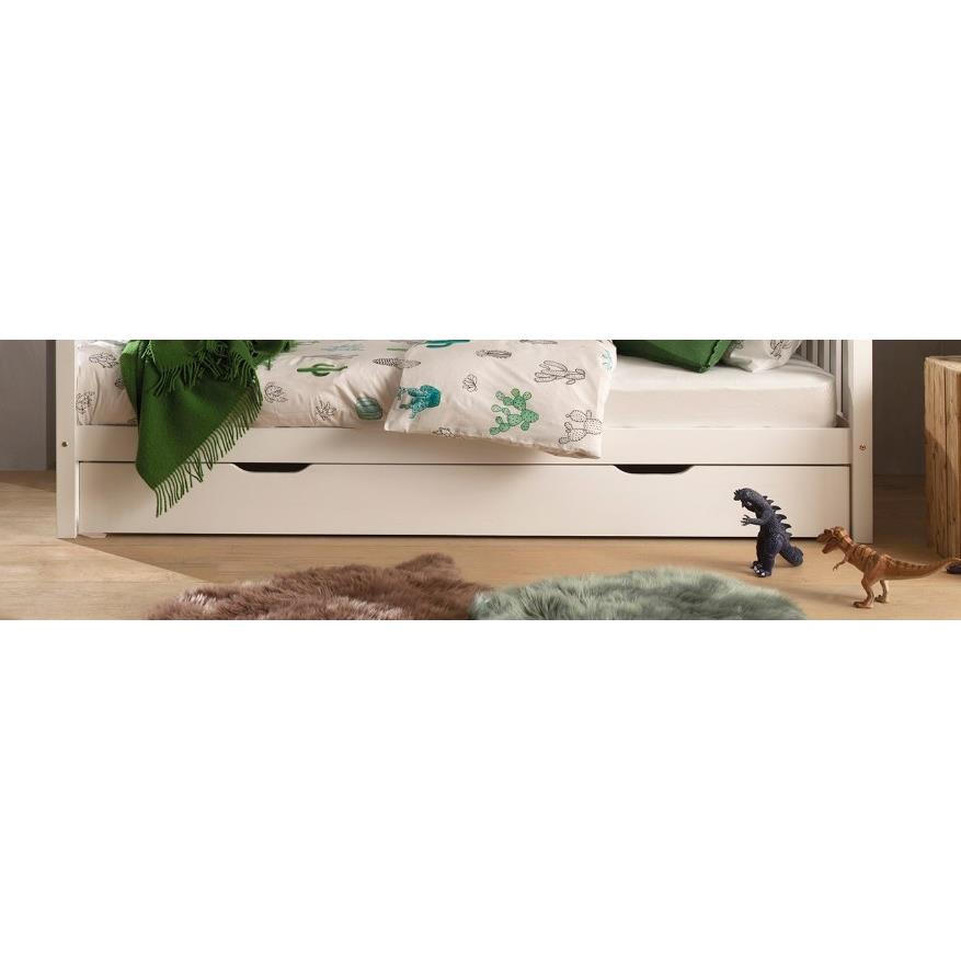 Vipack Dallas Huisbed met Slaaplade 90x200 cm Wit