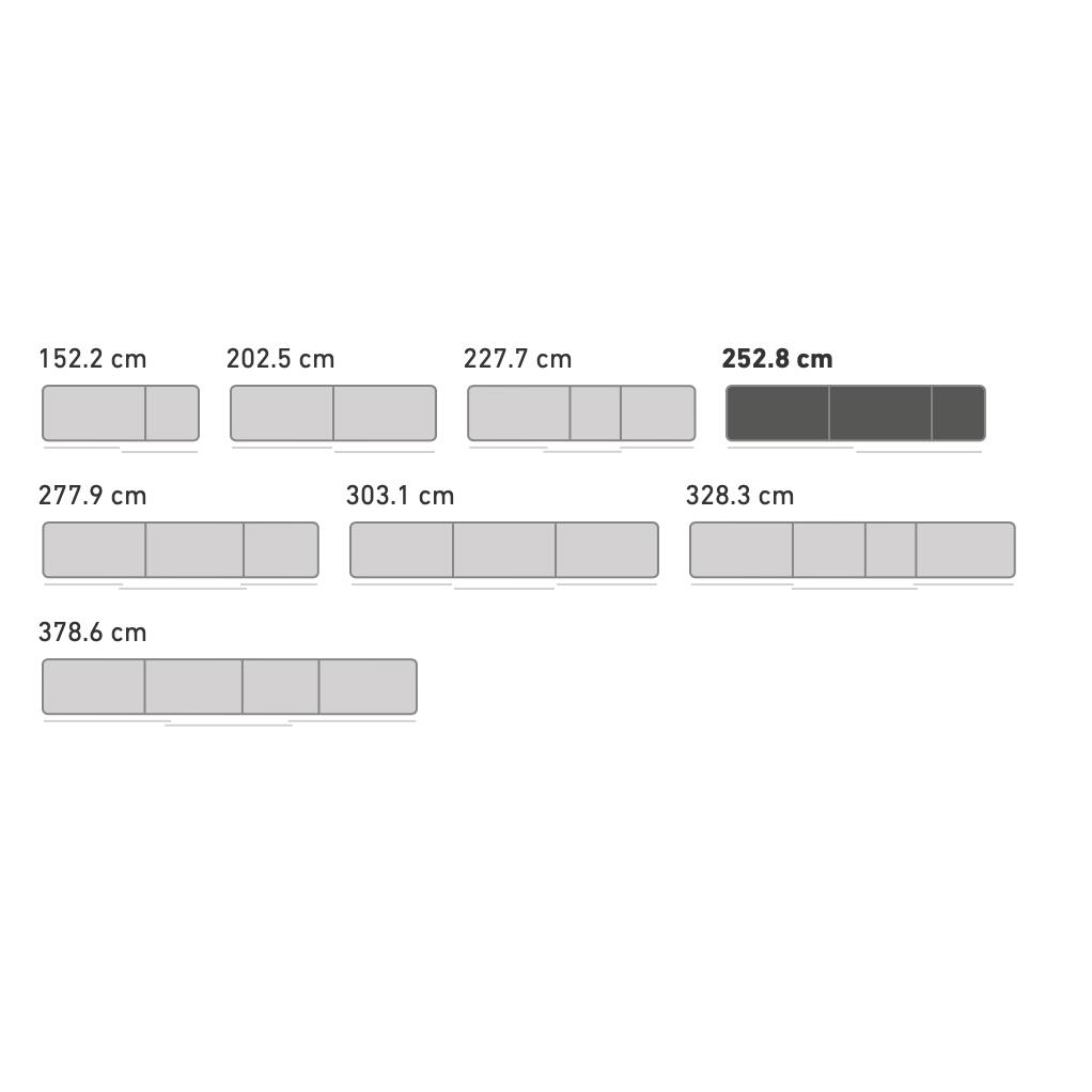 Jutzler Premium Wit 253 cm Schuifdeurkast