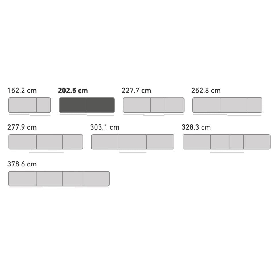 Jutzler Grafiet | Donker Spiegel Schuifdeurkast 202 cm
