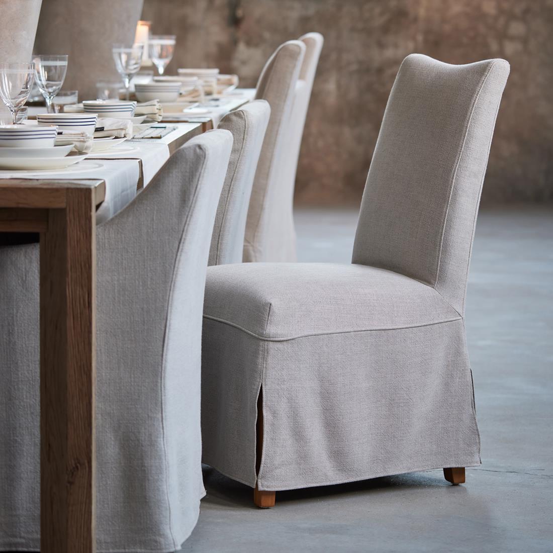 Riviera Maison Eetkamerstoel zonder armleuning - Monti - Beige