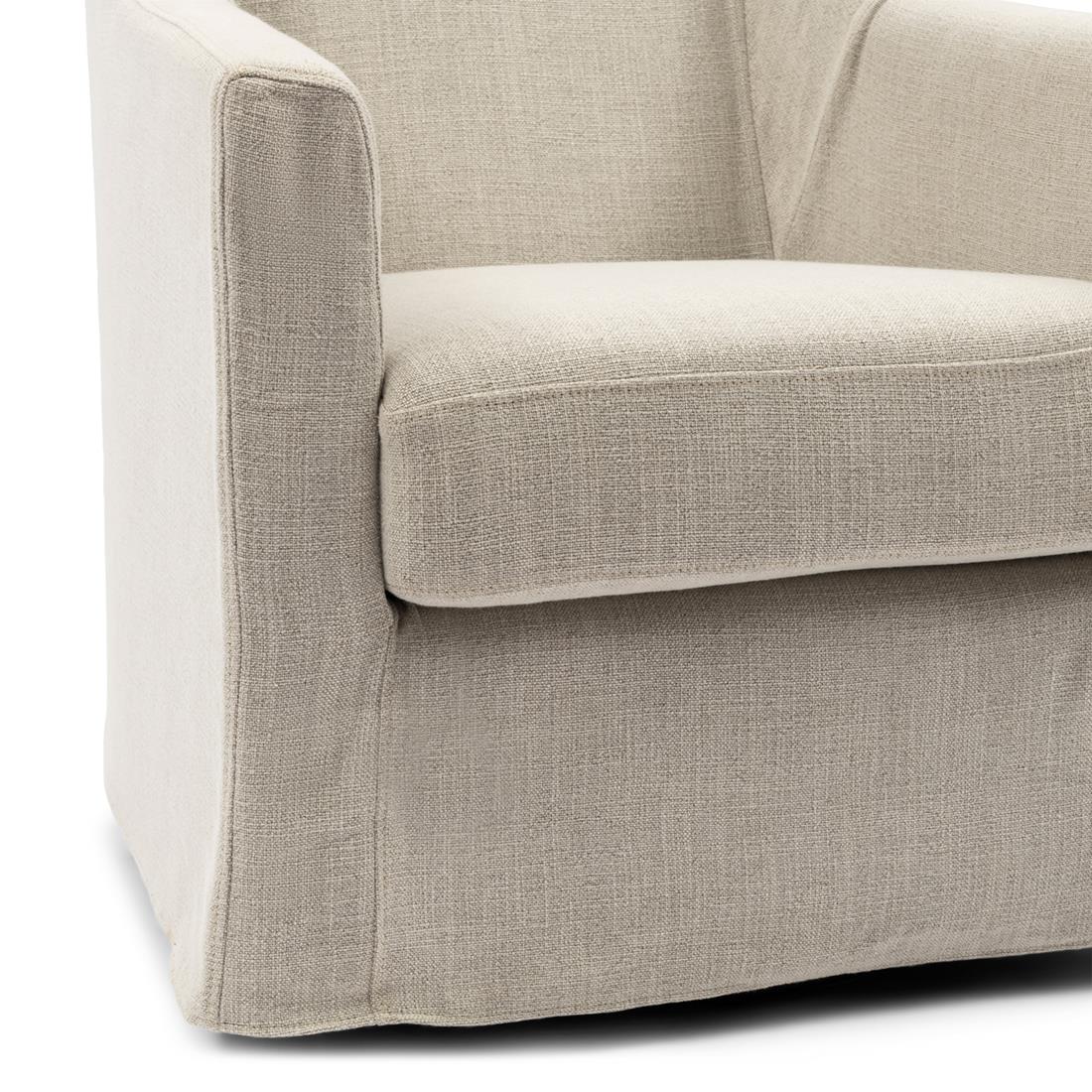 Riviera Maison Fauteuils met armleuning - Huntigton Swivel  - Beige