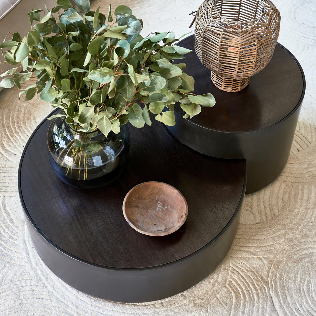 Riviera Maison Salontafel set - Hollywood Hills Coffee Table - Zwart
