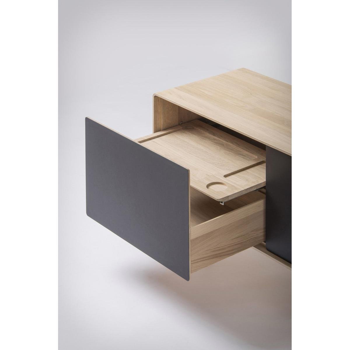 Gazzda Fina Sideboard Houten Dressoir Whitewash | Nero - 180 cm
