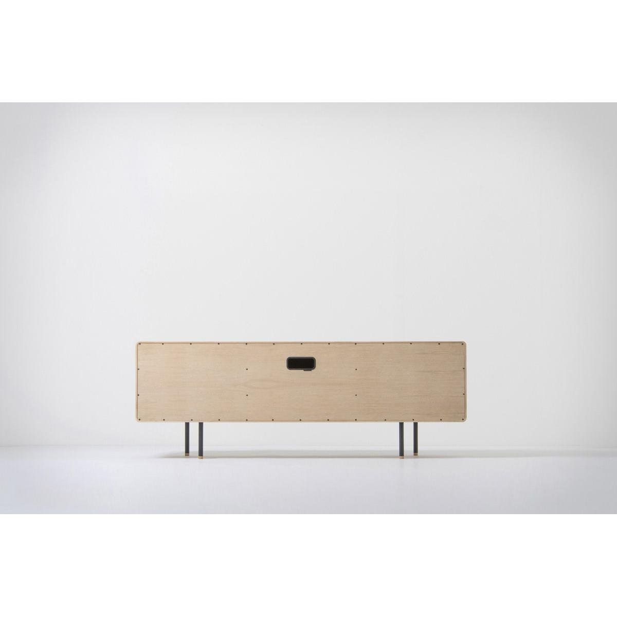 Gazzda Fina Sideboard Houten Dressoir Whitewash | Nero - 180 cm