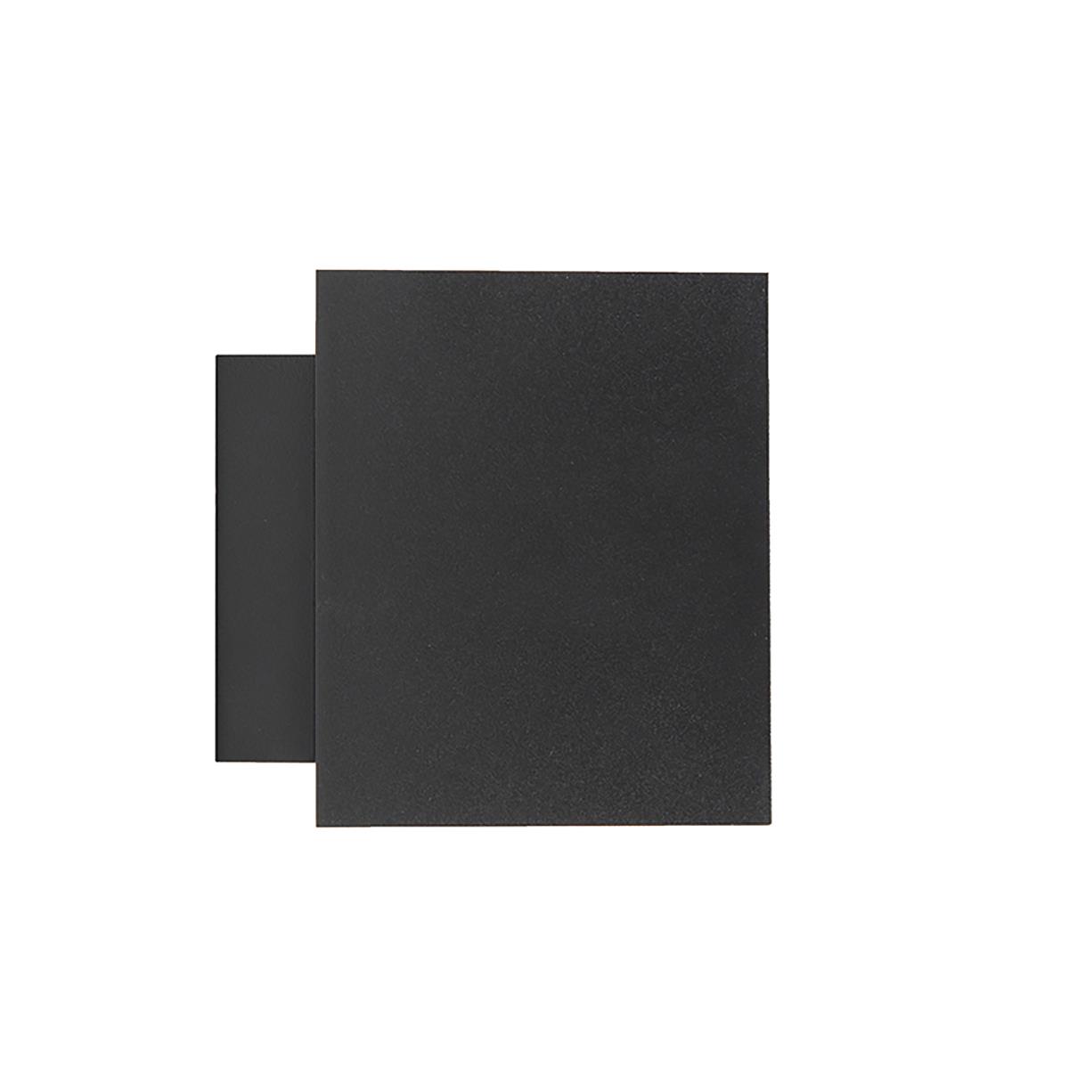 QAZQA Set van 2 design wandlampen zwart en goud vierkant - Sola