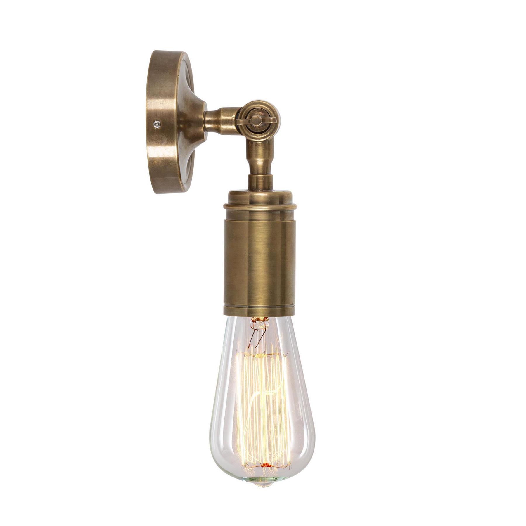 KS Verlichting Emeli wandlamp messing