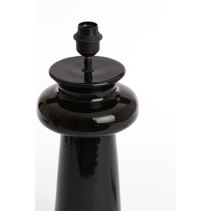 D - Light & Living - Lampvoet DENIA - Ø21x51cm - Zwart