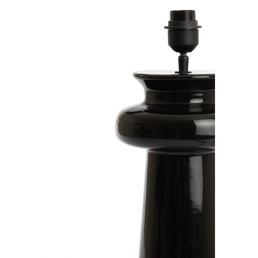 D - Light & Living - Lampvoet DENIA - Ø21x51cm - Zwart