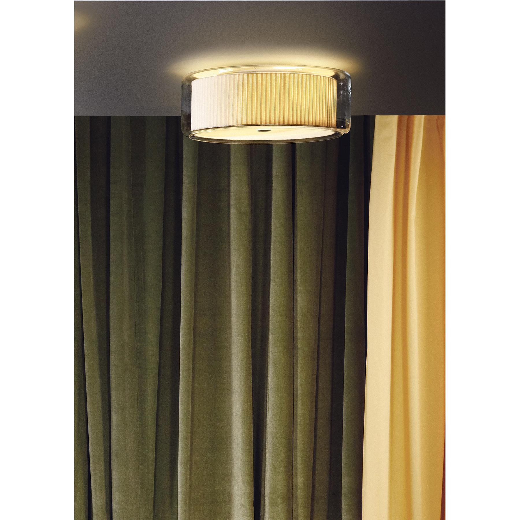 Marset Mercer C plafondlamp Ø44 parelwit