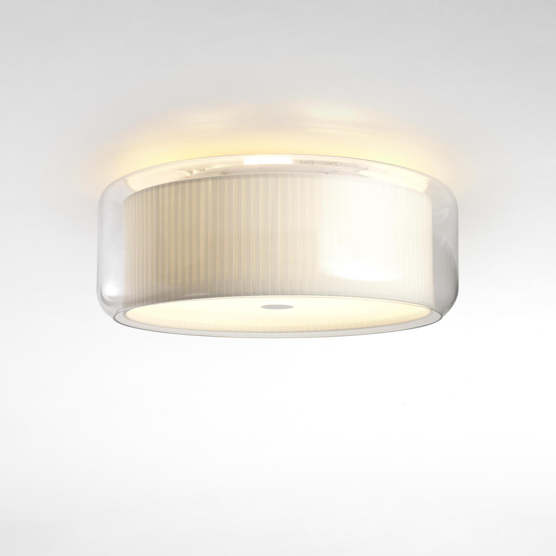 Marset Mercer C plafondlamp Ø44 parelwit