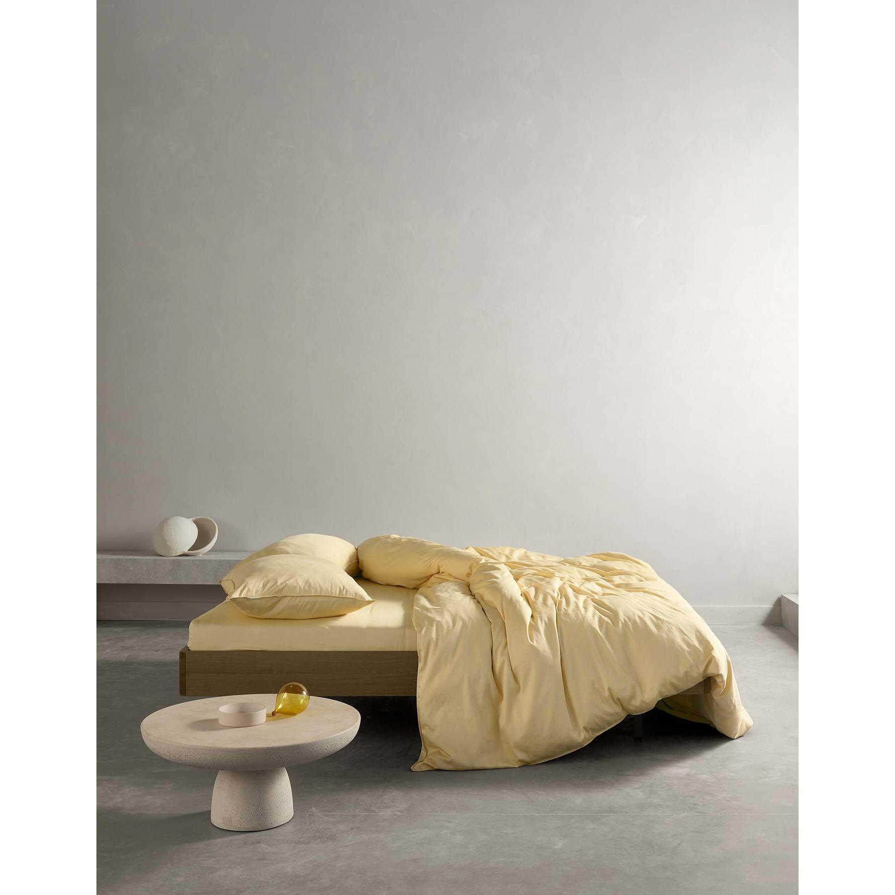 Essenza Minte Dekbedovertrek 260 x 220 cm - Yellow Straw