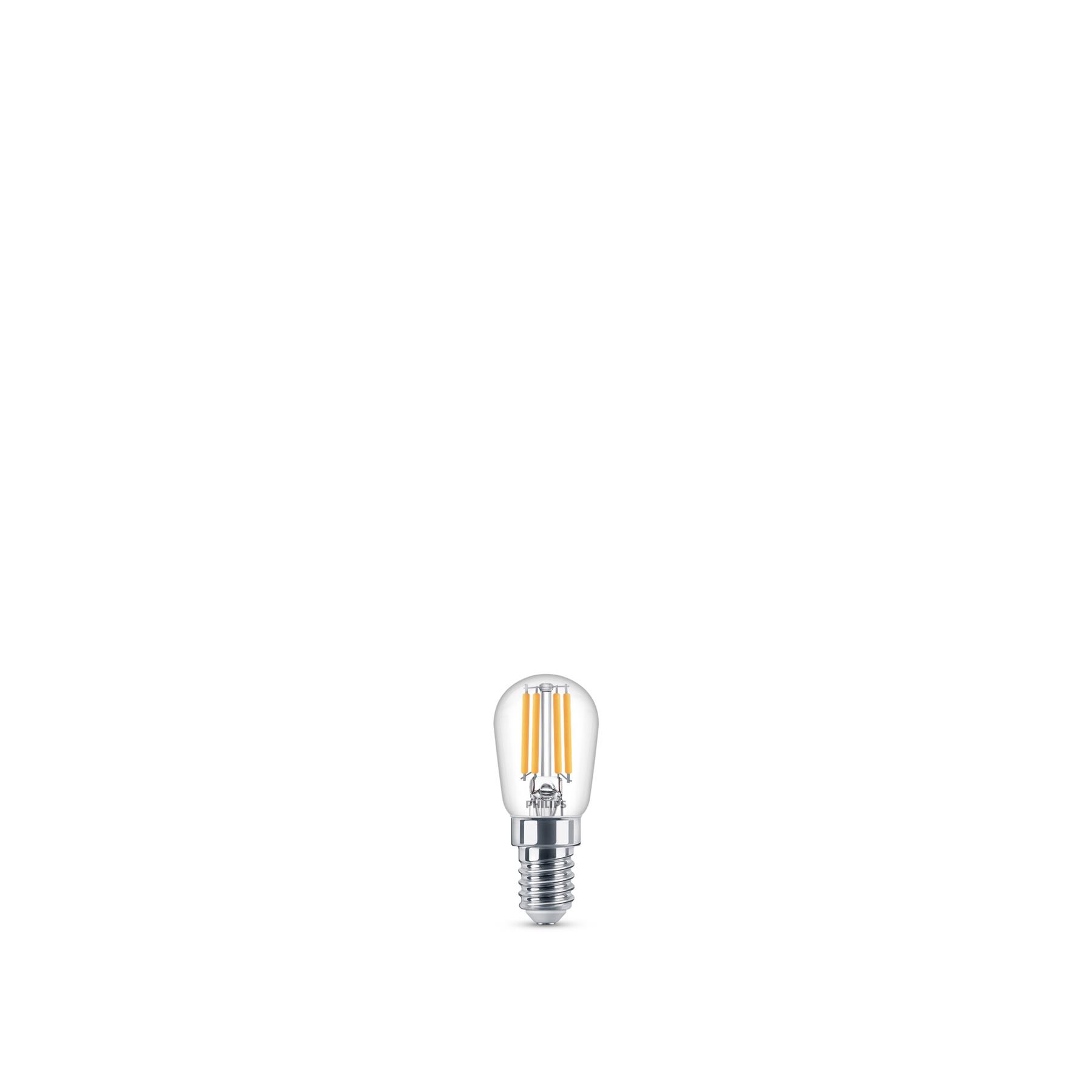 Philips LED T25 Transparant - 25 W - E14 - Warmwit Licht