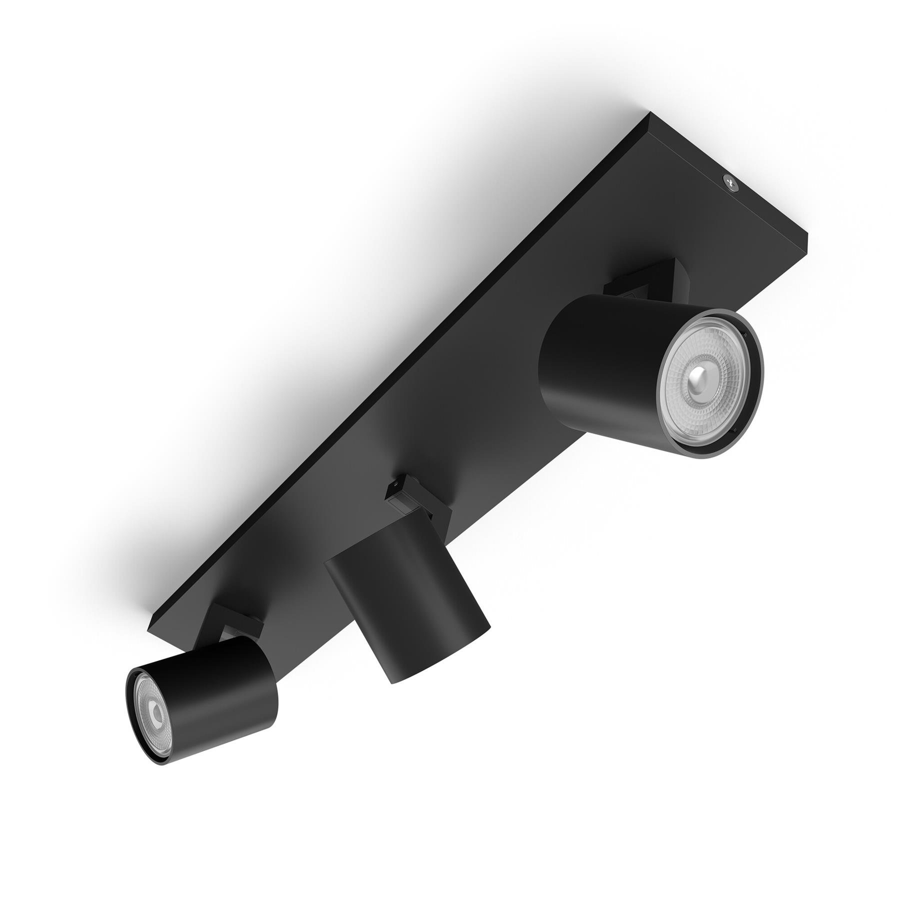 Philips Runner opbouwspot - 3-lichts - zwart