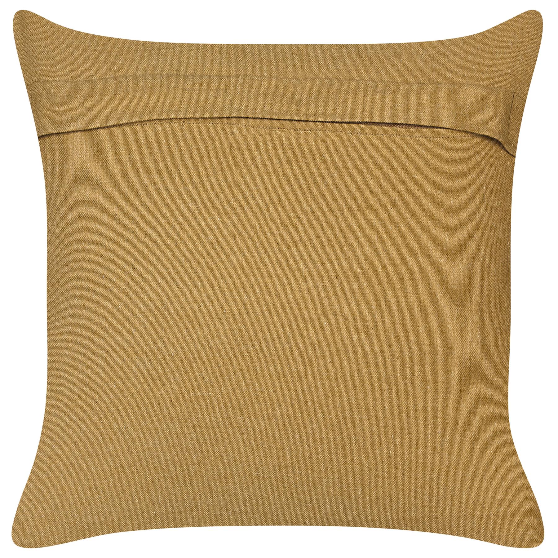 Beliani - GOPI - Sierkussen - Groen - 45 x 45 cm - Jute
