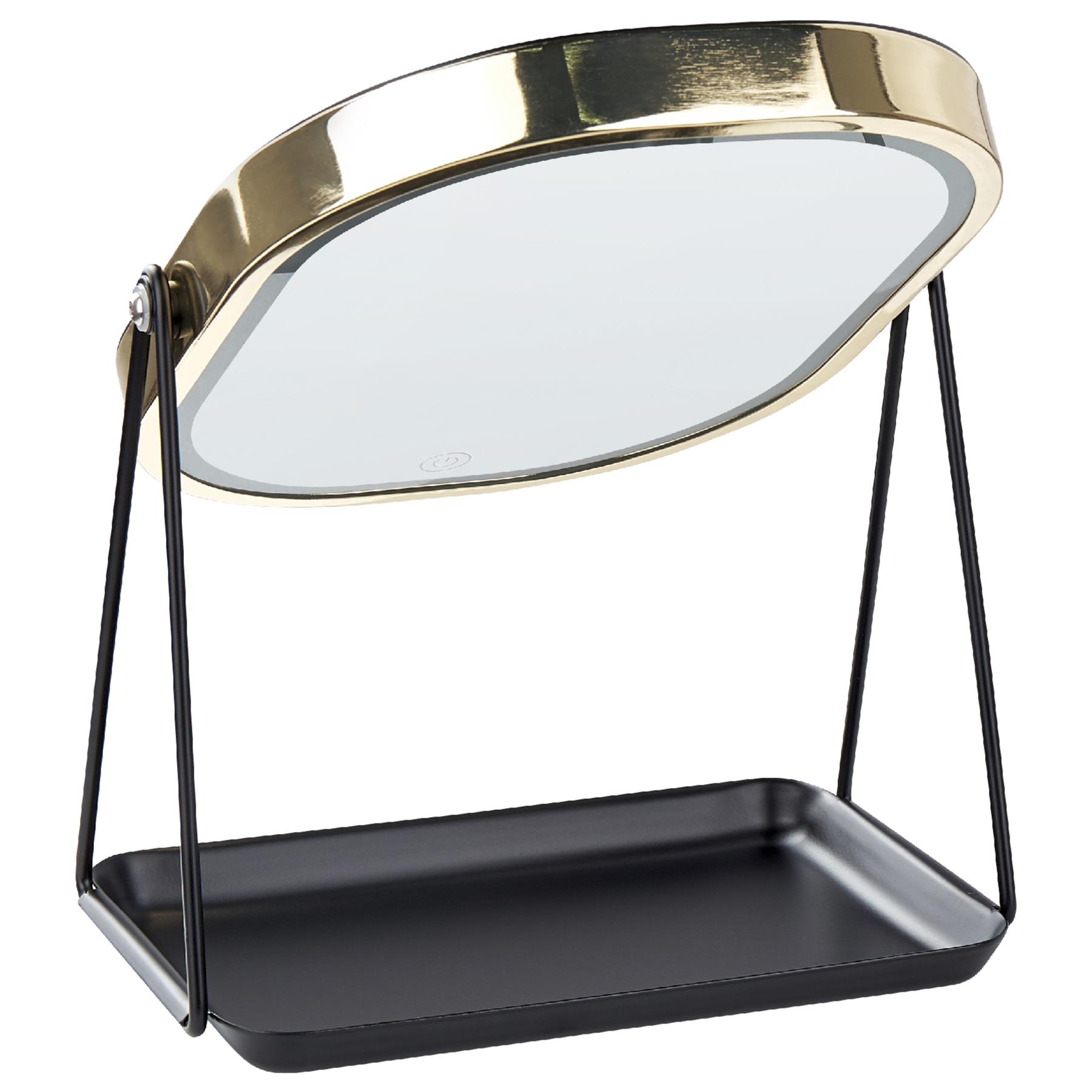 Beliani - DORDOGNE - Tafel spiegel - Goud - Metaal