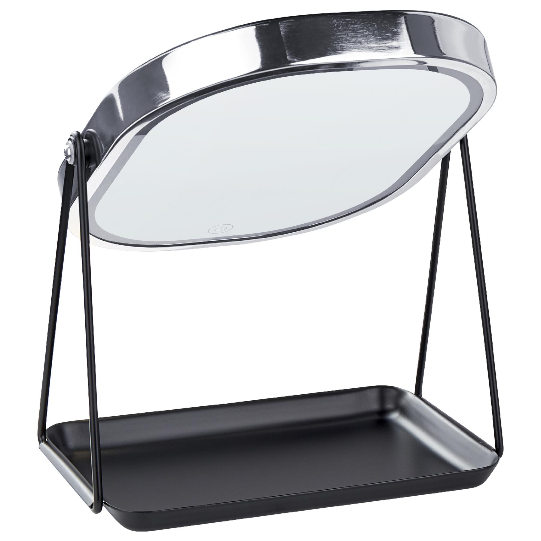 Beliani - DORDOGNE - Tafel spiegel - Zilver - Metaal
