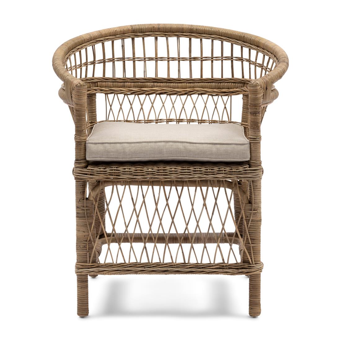 Riviera Maison Eetkamerstoel met armleuning  - Victoria Falls  - Bruin