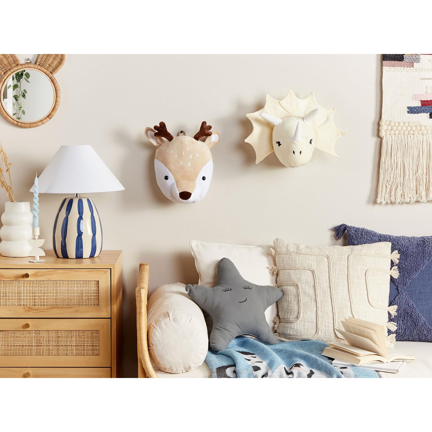 Beliani - BAMBI - Wanddecoratie - Beige - Katoen