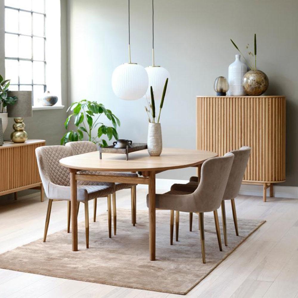 Olivine Kjeld Houten Kast met Schuifdeuren - B 110 cm - Naturel