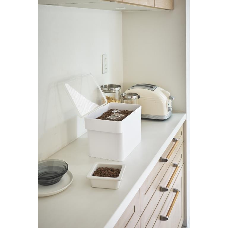 Yamazaki Huisdier Voedselcontainer - Tower - Wit