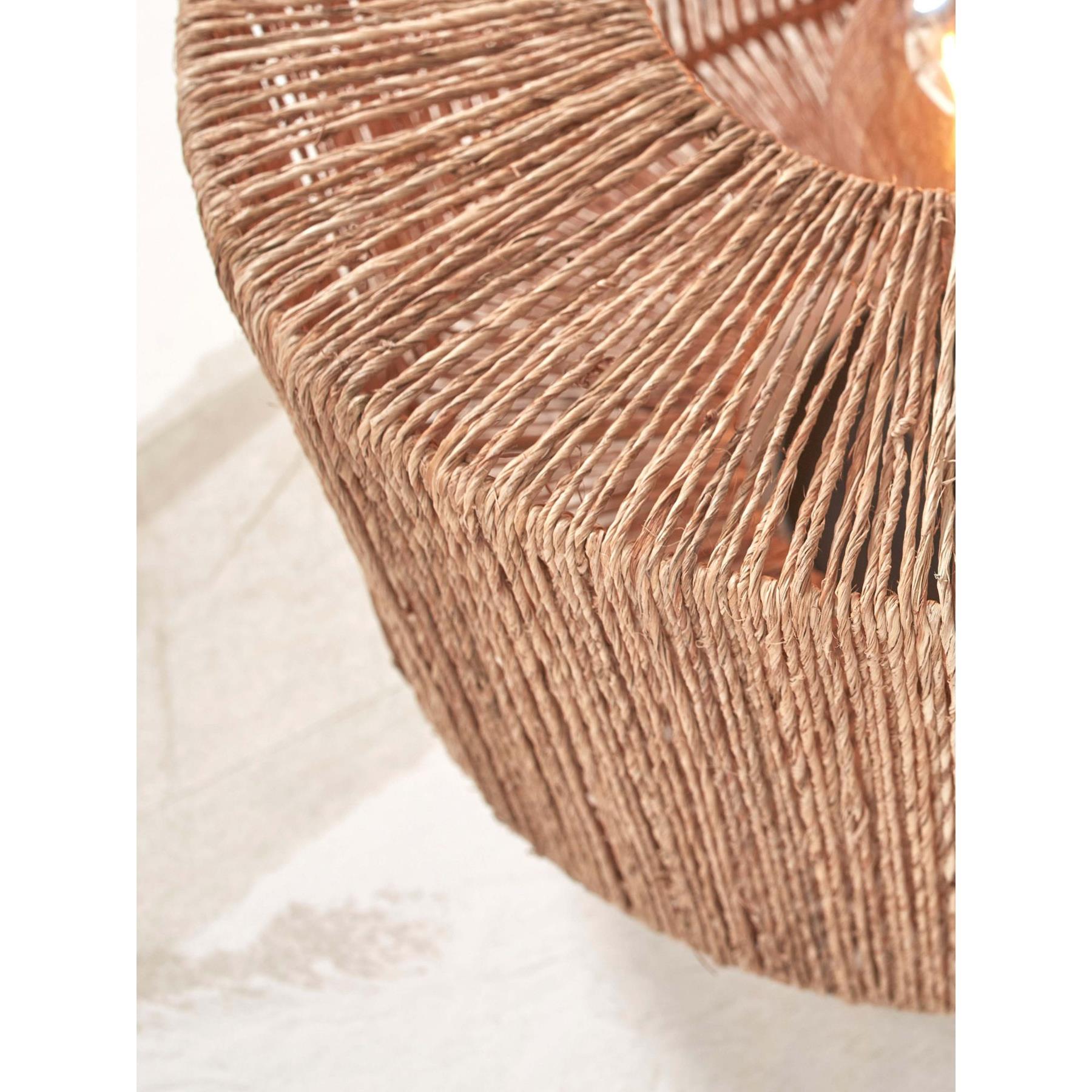 GOOD&MOJO Tafellamp Iguazu - Jute|Bamboe - Ø30x41cm