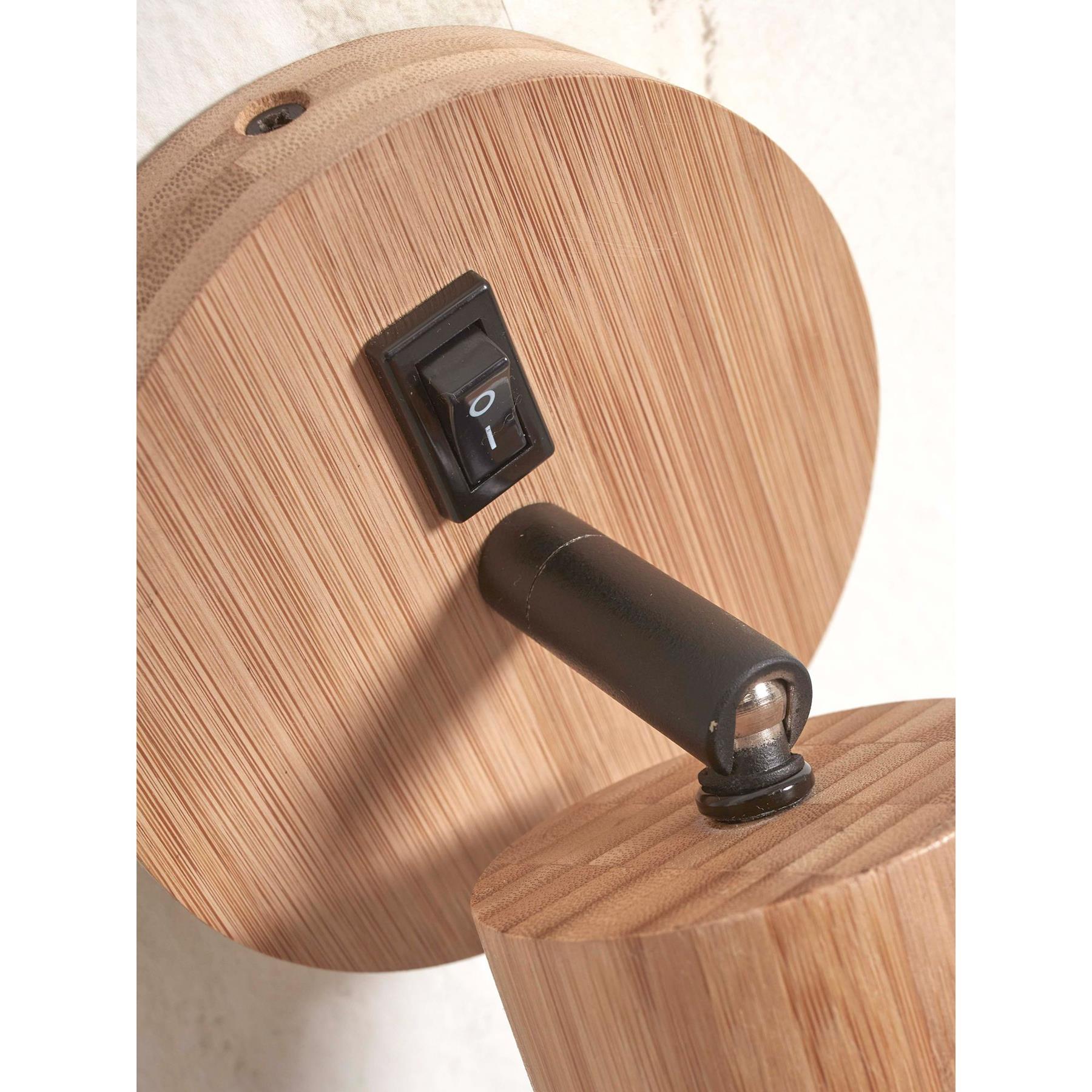 GOOD&MOJO Wandlamp Java - Bamboe - Ø12cm