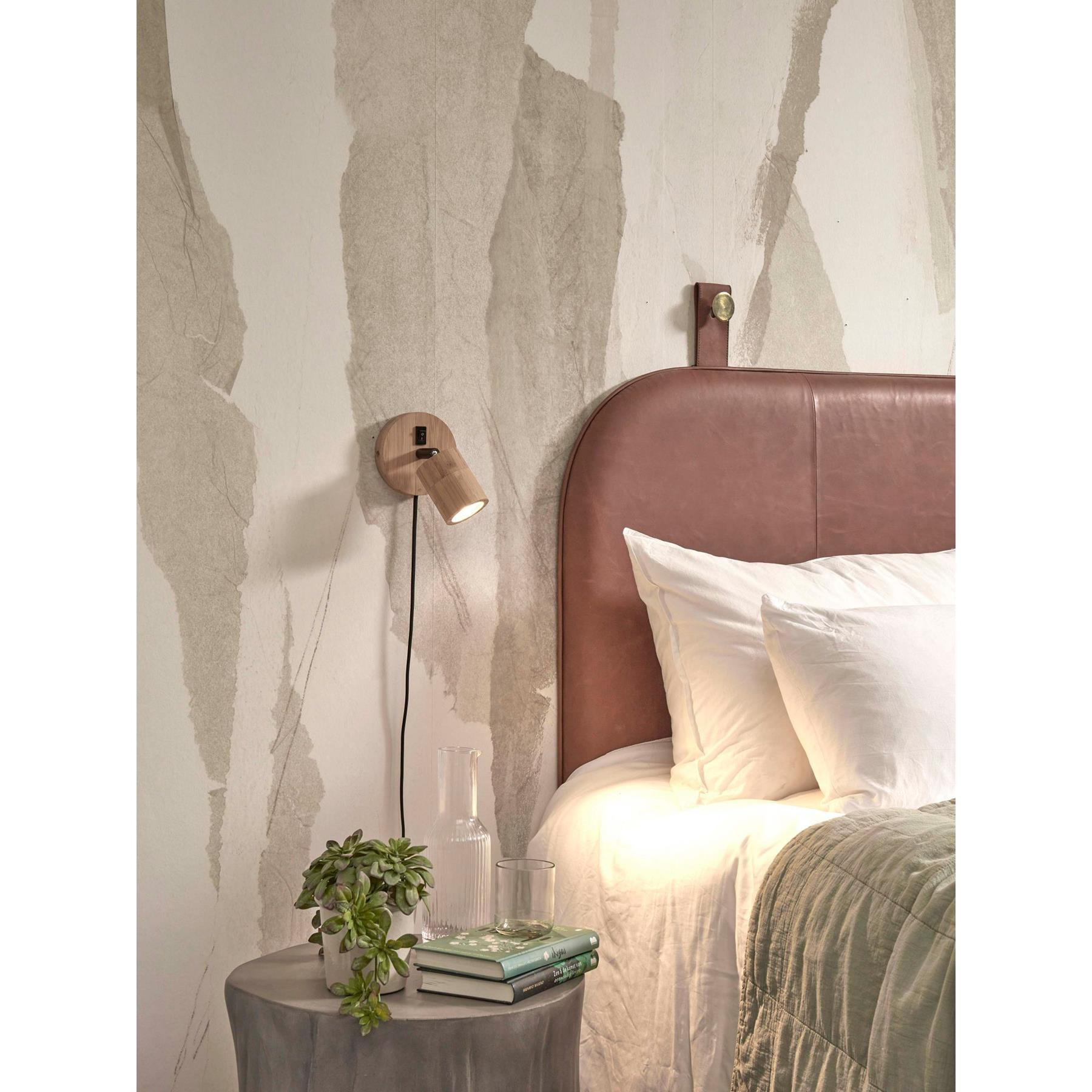 GOOD&MOJO Wandlamp Java - Bamboe - Ø12cm