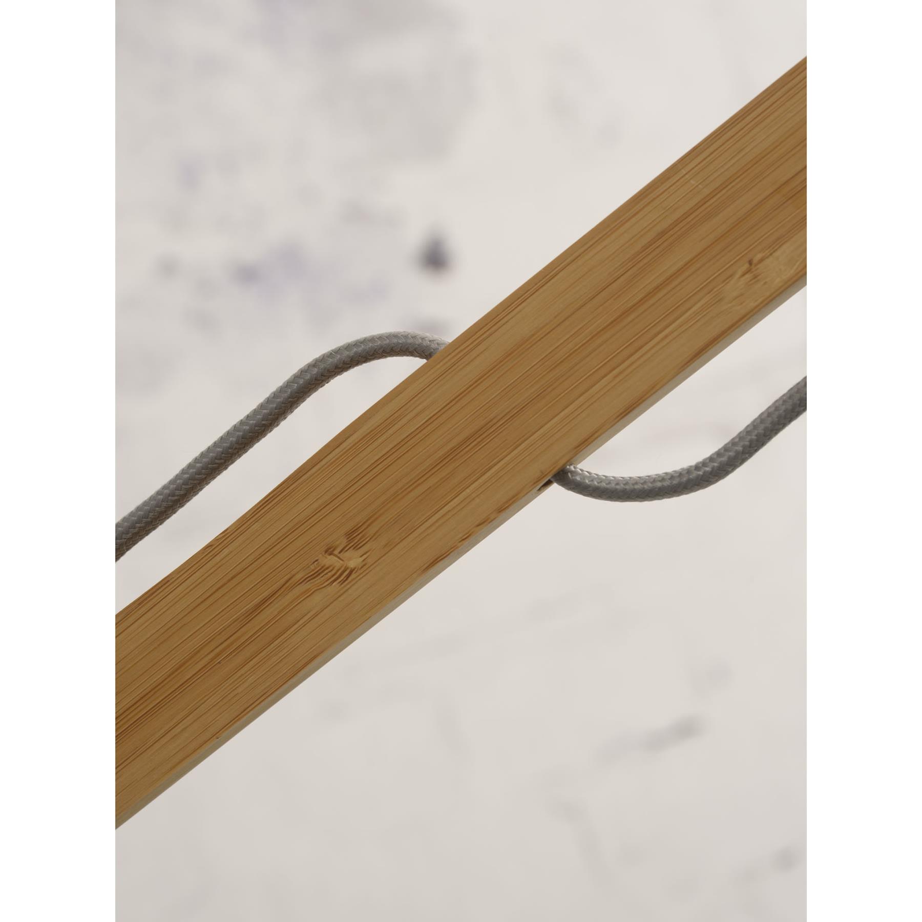 GOOD&MOJO Vloerlamp Montblanc - Bamboe|Zwart - 175x60x207cm